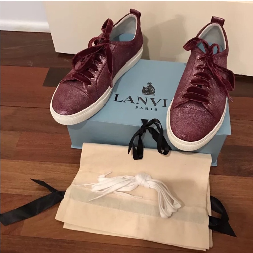 Lanvin pink brand new sneakers